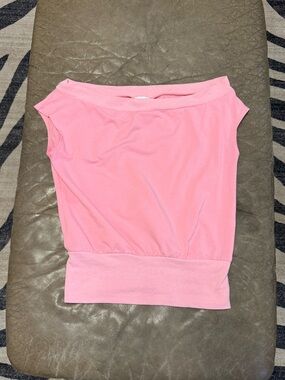 Pink off the shoulder top